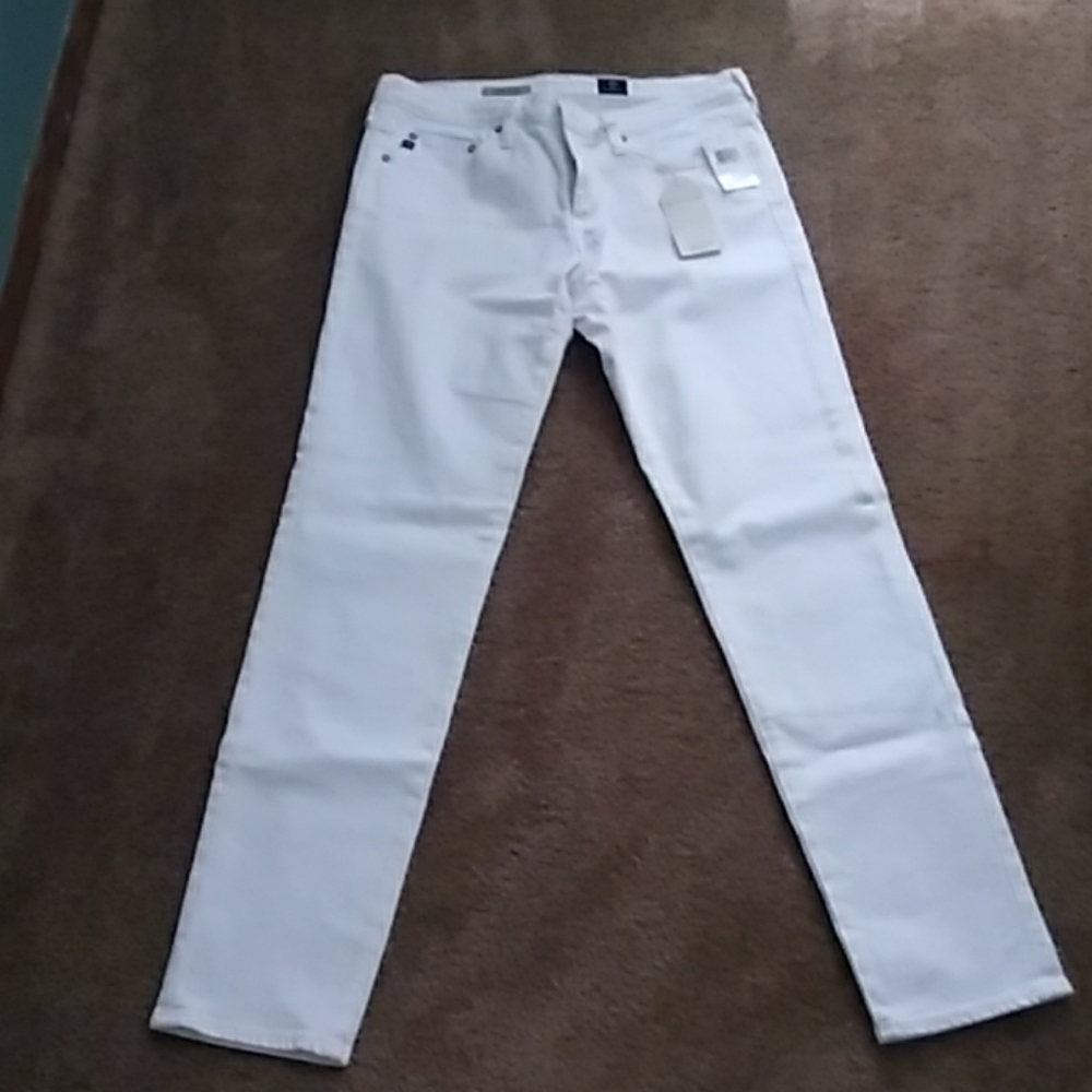 AG Adriano Goldschmied The Stilt white jeans